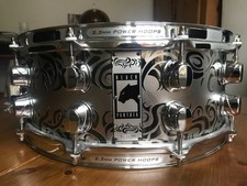 Mapex Black Panther 14 x 5.5 Tribal Stainless Steel "MINT"