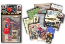 Reproduction WW1 First World War memorabilia pack         [WW1PK1]
