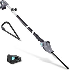 Cordless Telescopic Pole Hedge Trimmer 256cm 2.0Ah Battery Bluemars (No charger)