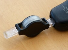  Retractable Microphone Cable for Yaesu FT857, FT897, FT817, FT900, FT450