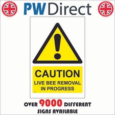 WT227 CAUTION LIVE BEE REMOVAL