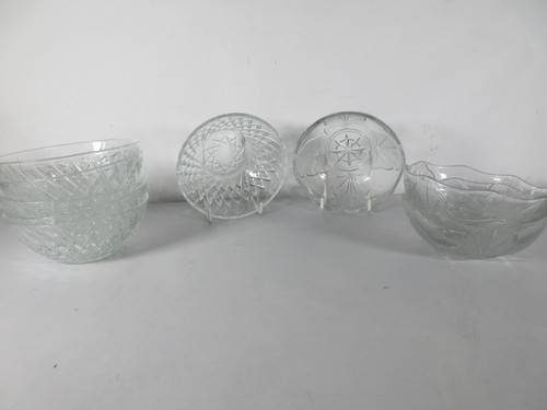 Vintage glass trifle - glass, bowls
