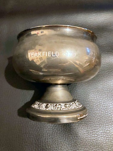Silver plated pedestal rose - pedestal,