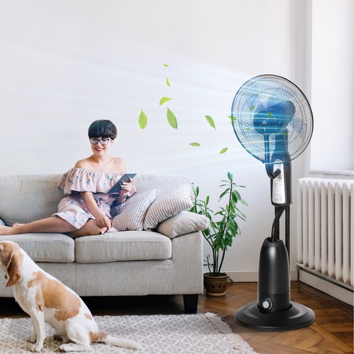 Pedestal fan with water - pedestal,