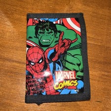 Marvel Comics Black Wallet Official Suits Cards & ID - NEW