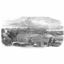 SCARBOROUGH Bay - Antique Print 1856