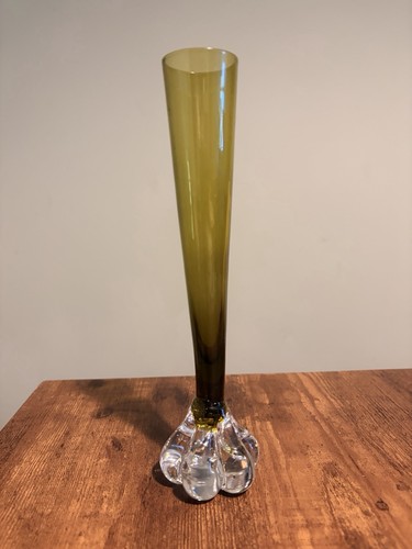 Handmade green and clear tall - clear,