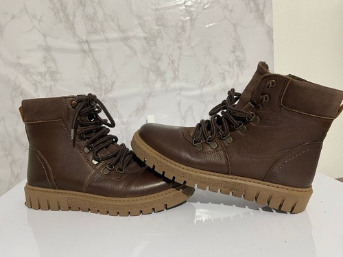Pavers brown leather men - pavers,