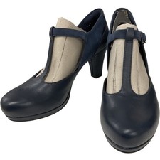 Clarks Chorus Gia Blue Leather