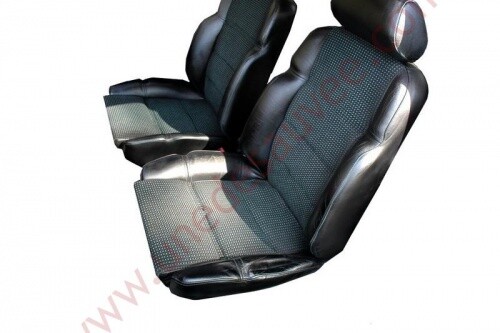 Semi leather seat covers - leather,