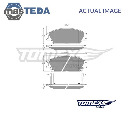 Brake pads set - tx, 11-05