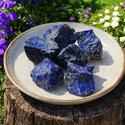 Raw lapis lazuli - raw, stone