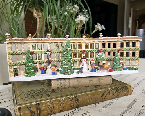 Vintage christmas village - vintage,