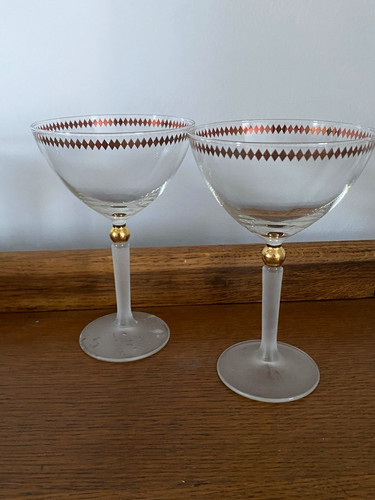 Clear glass champagne coupe - clear,