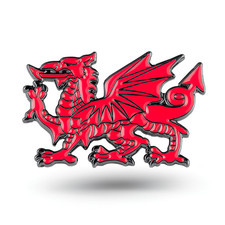 Y Ddraig Goch Welsh Wales Red