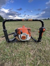 STIHL BT 120 C POST HOLE AUGER, BORER, DRILL ~ runs but needs a service