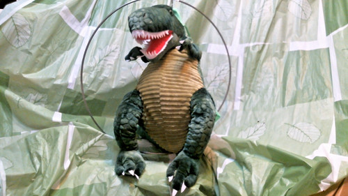Green rex dinosaur - green, t