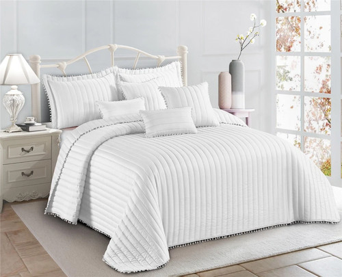 Piece bed throw quilted - 3,