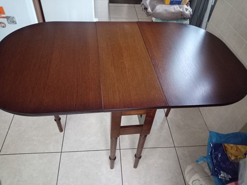 Table drop leaf polished - drop-leaf,