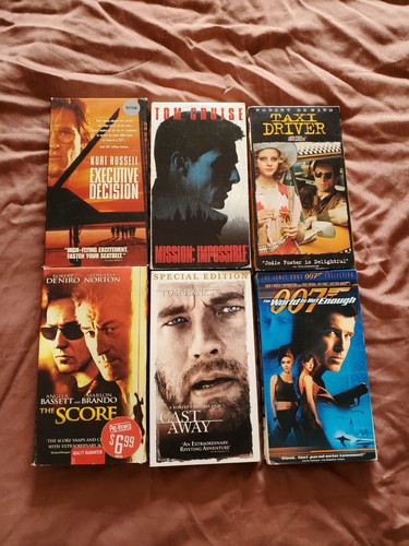 Vhs lot action movies - vhs,