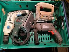 JOB LOT OF MIXED TOOLS Drills Sander Jigsaw Bosch Mac Allister Bundle Joblot