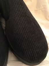 cooper mens slippers brand new 3m thinsulate black ribbed size 11 warm lined