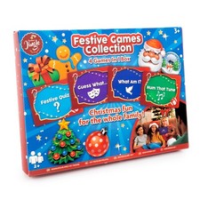 Xmas Family Board Games  - Family Christmas Games - 4-in-1 Card Games