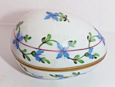 HEREND Trinket Box " Blue