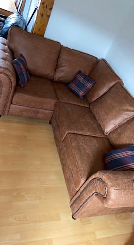 Oakland living brown faux - living,