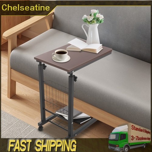 Adjustable bed side table - bed,