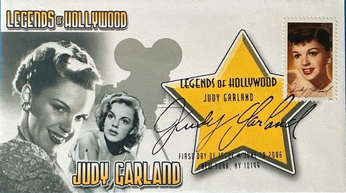 4077 judy garland - garland, autograph