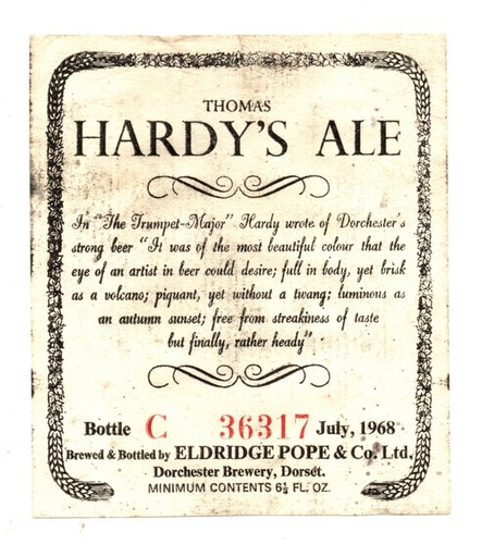 England beer label - label,
