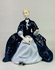 Vintage 1973 Royal Doulton HN2719 Bone China Seated Lady Figurine Laurianne