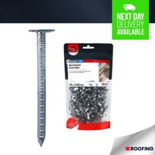 Timco Clout Nail Aluminium 30 x 2.65mm 1 KG For Roofing Felt Slate Shingles