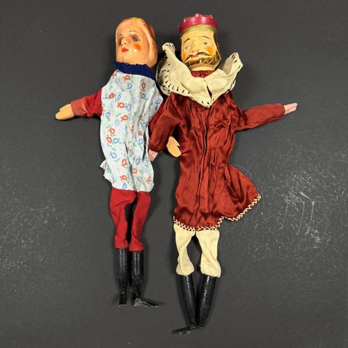 Antique hand puppet - 2, wooden