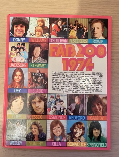 Fab 208 1974 annual hardback - 208, annual.