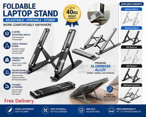 Adjustable laptop stand - adjustable,