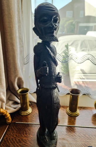 Vintage african wooden figure - wooden,