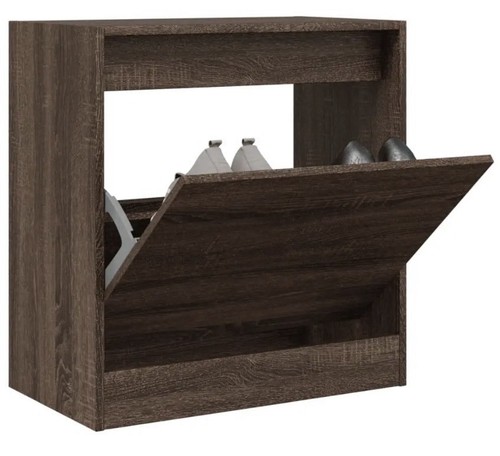 Brown oak shoe - oak, cabinet