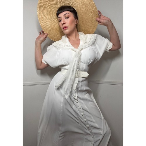 1990s vintage white - 1990s, romantic