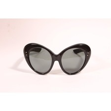 1950s 1960s Black Oversized