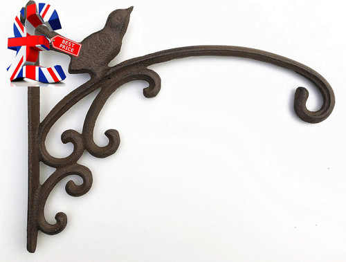Large cast iron - ornate, bird