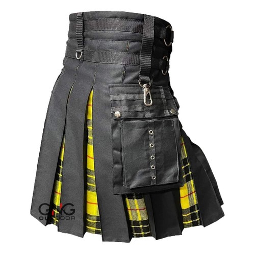Men scottish gothic kilt - gothic,