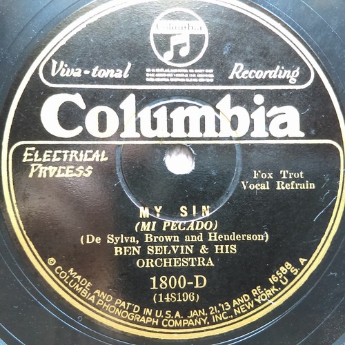 Rpm columbia 1800 ben - 78,