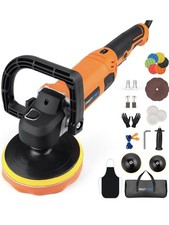 Protmex CarBuffer Polisher1600W 7/6 Inch Rotary Buffer Polishe Waxer Car Buffers