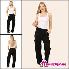 Fleece Cargo Trousers Womens