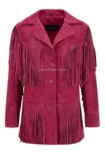 Women Western Fringes Leather