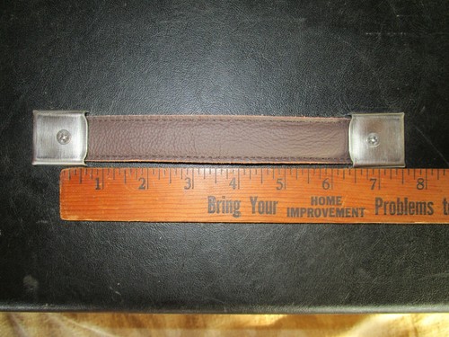 Brown black leather - black,