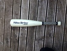 Nite Brite Bat 21" glow in the dark kid's toy baseball bat. Made by Baden.