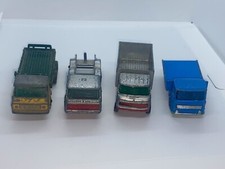 Vintage Matchbox Truck Bundle x4 Lorries Site Hut Cattle Scaffolding DAF Stake
